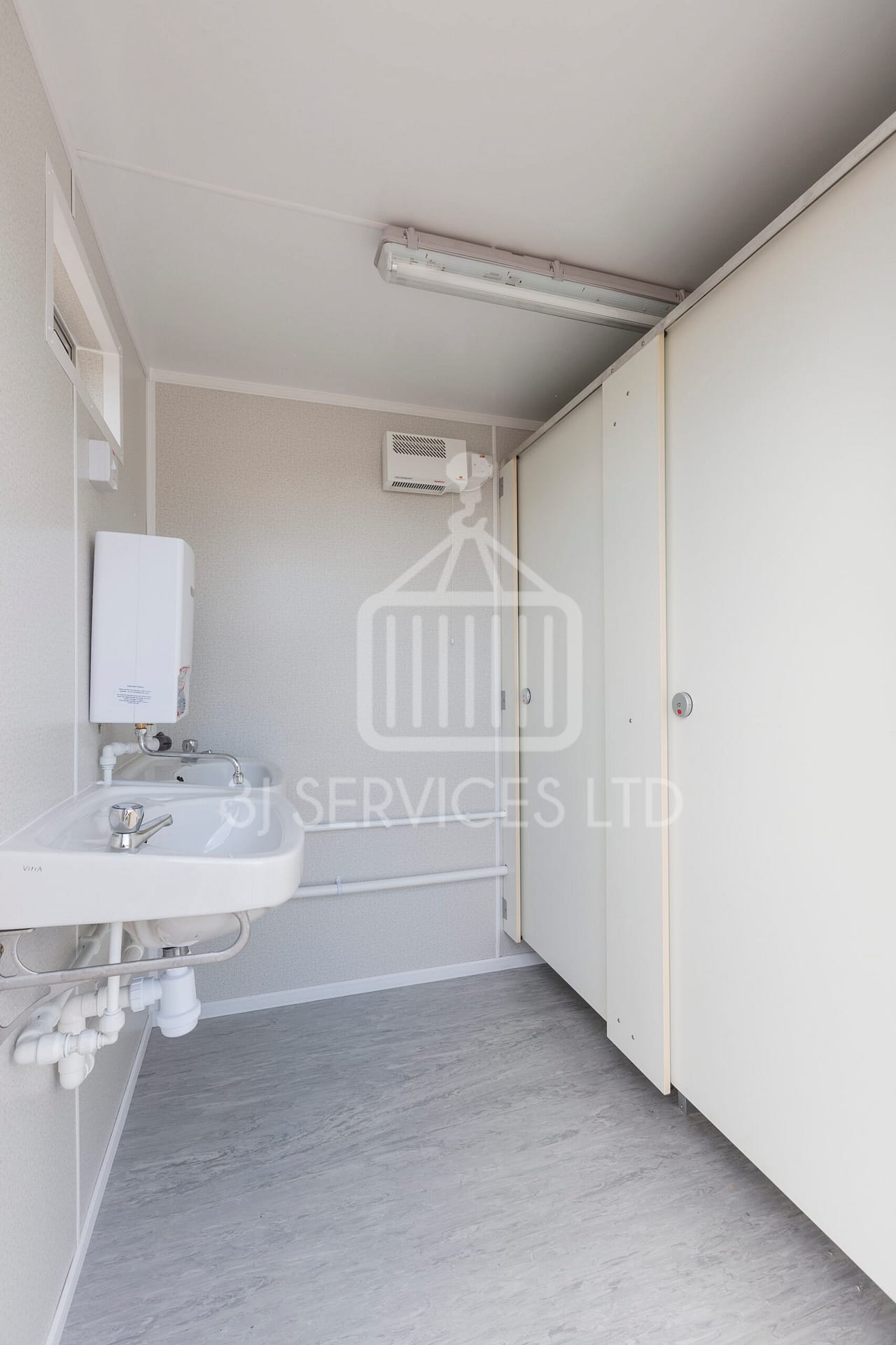 Container Toilet and Shower Block