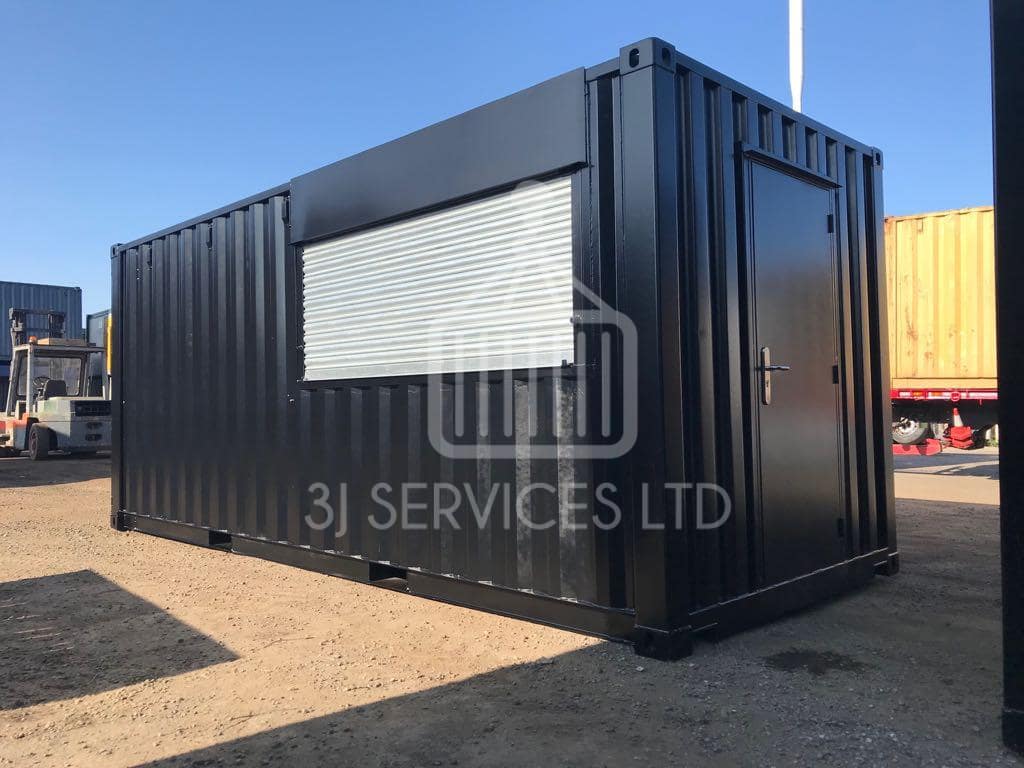 Shipping Container Serving Units