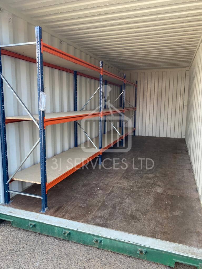 CAN I HAVE SHELVING IN A SHIPPING CONTAINER?