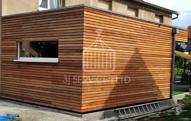 Timber Cladding for Shipping Containers - 3J Services Ltd