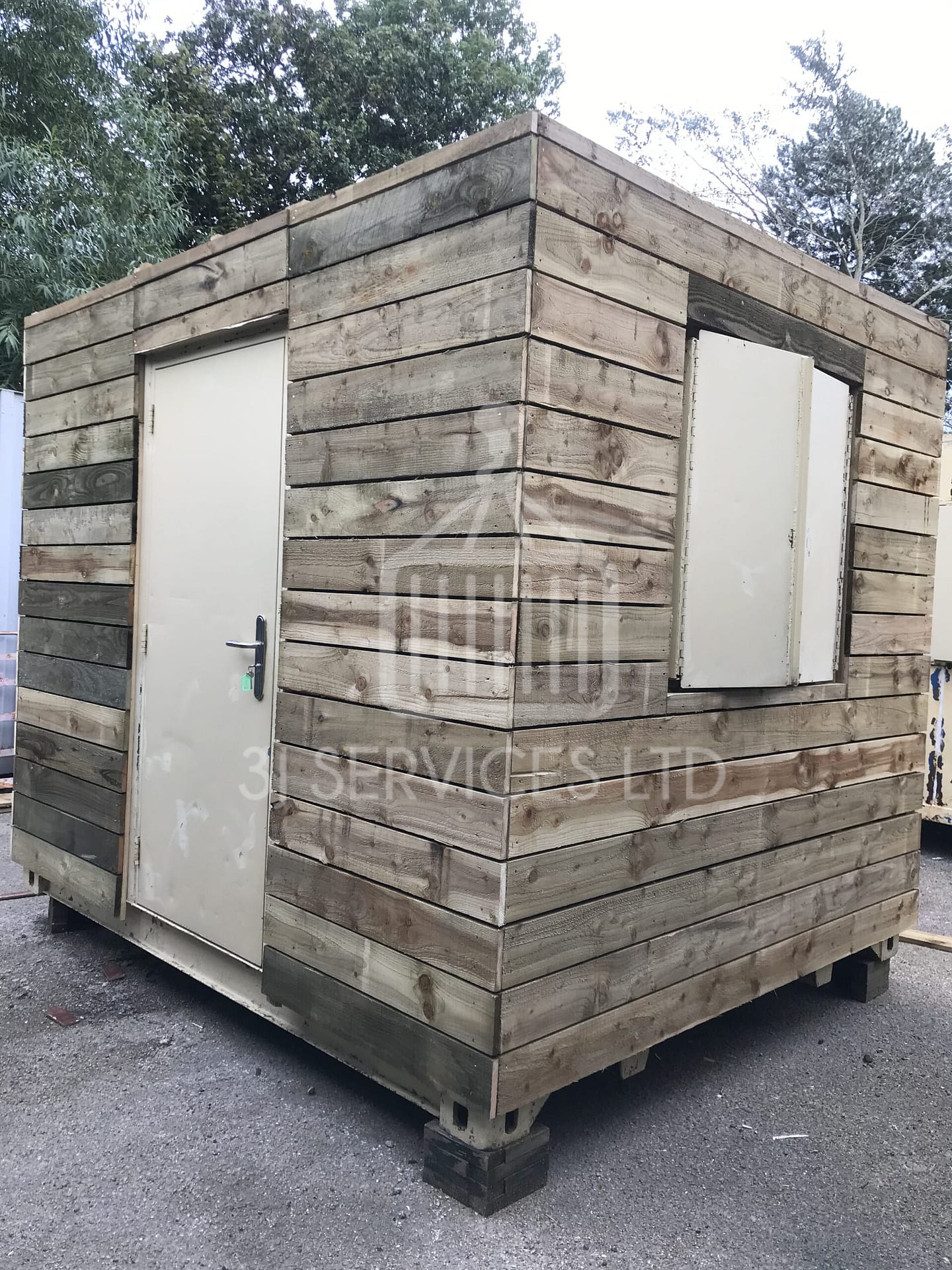 Timber Cladding for Shipping Containers - 3J Services Ltd