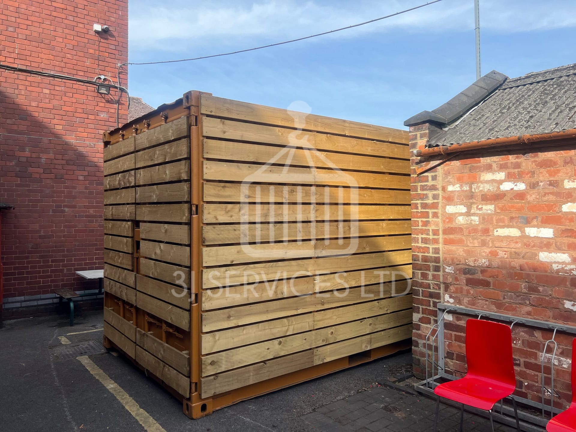 Timber Cladding for Shipping Containers - 3J Services Ltd