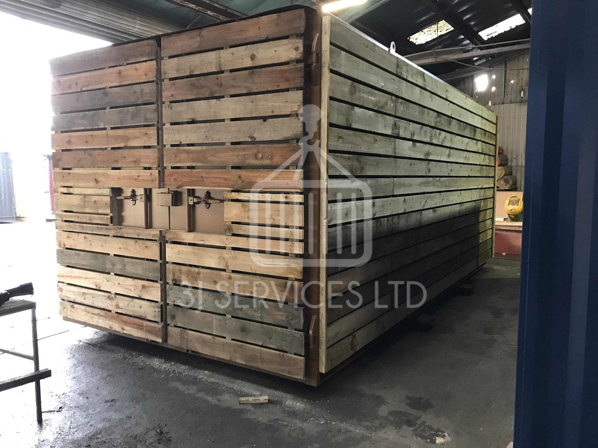 Timber Cladding for Shipping Containers - 3J Services Ltd