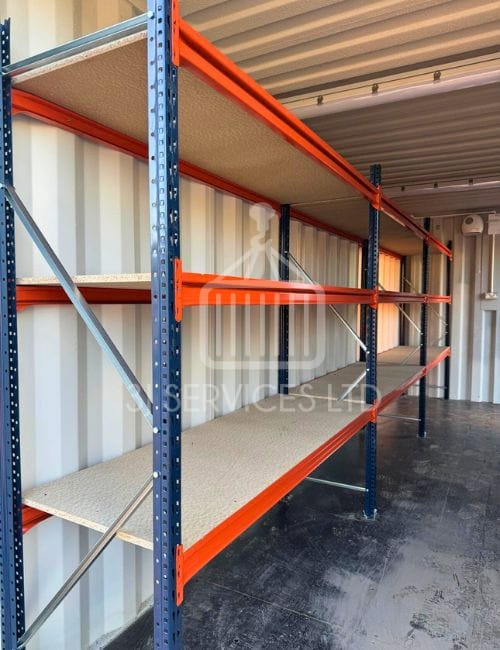 20ft Container Shelving