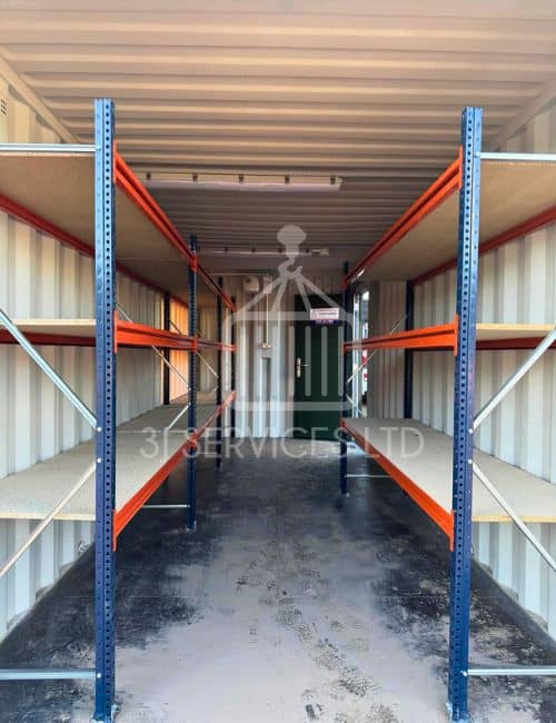 20ft Container Shelving