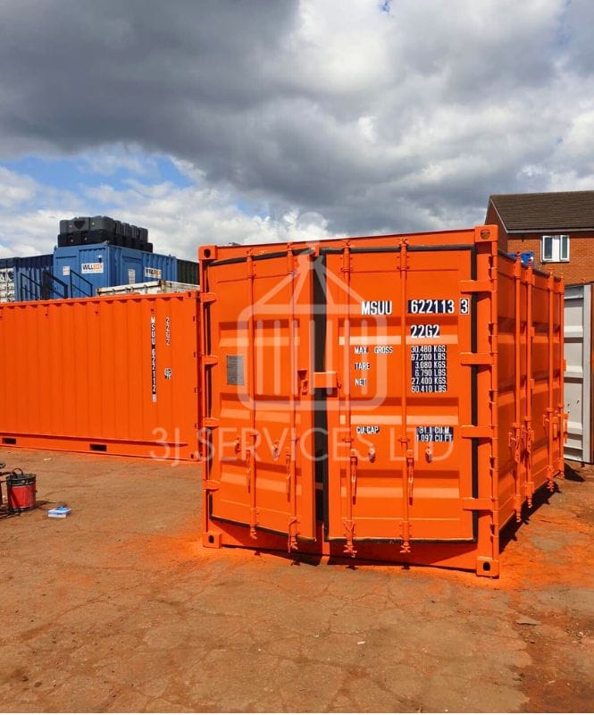 Side Loading Container Repainting