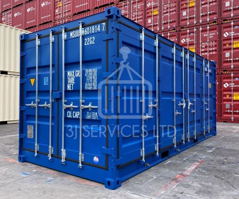 20ft Side Loading Chemical Store Containers 3J Services Ltd