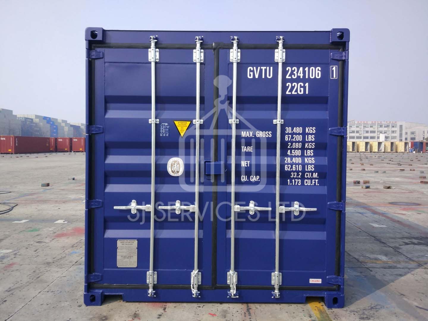 Cargo Doors with locking bars