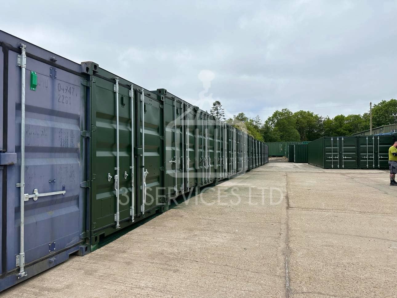 Repairs & Re-sprays to 63 Containers