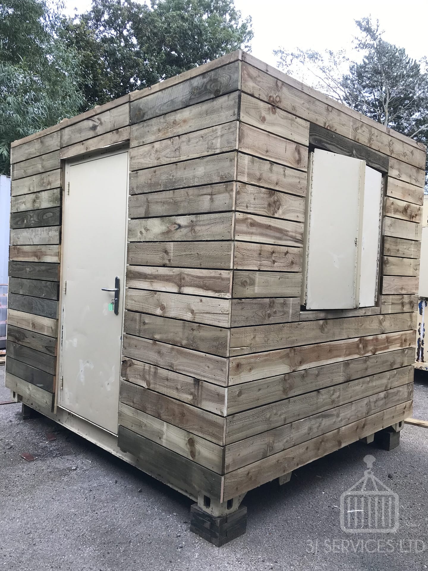 Timber Cladding for Shipping Containers - 3J Services Ltd