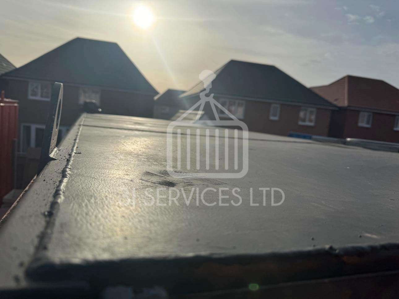 Container Office Cabin Roof Replacement