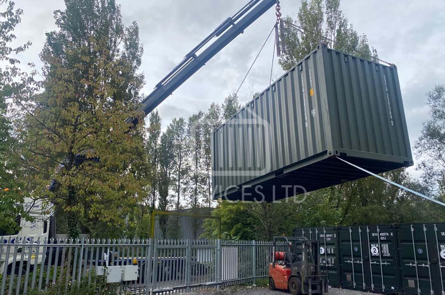 Siting a Shipping Container