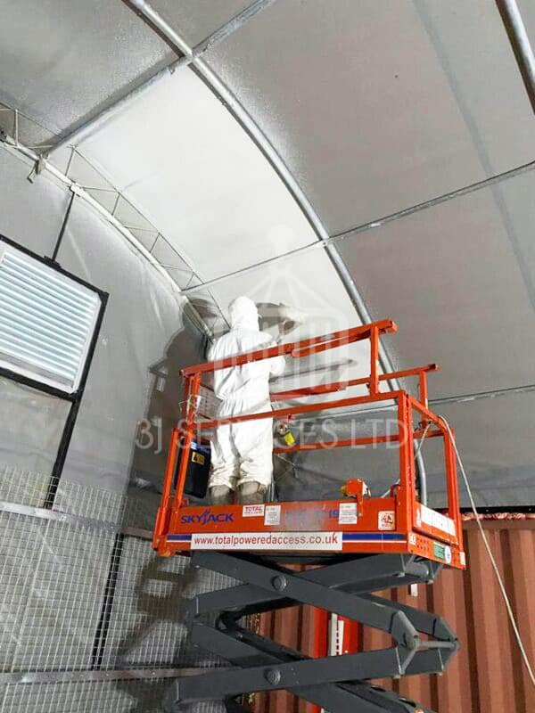  40ft x 16ft Fabric Shelter and Container with Grafo-Therm