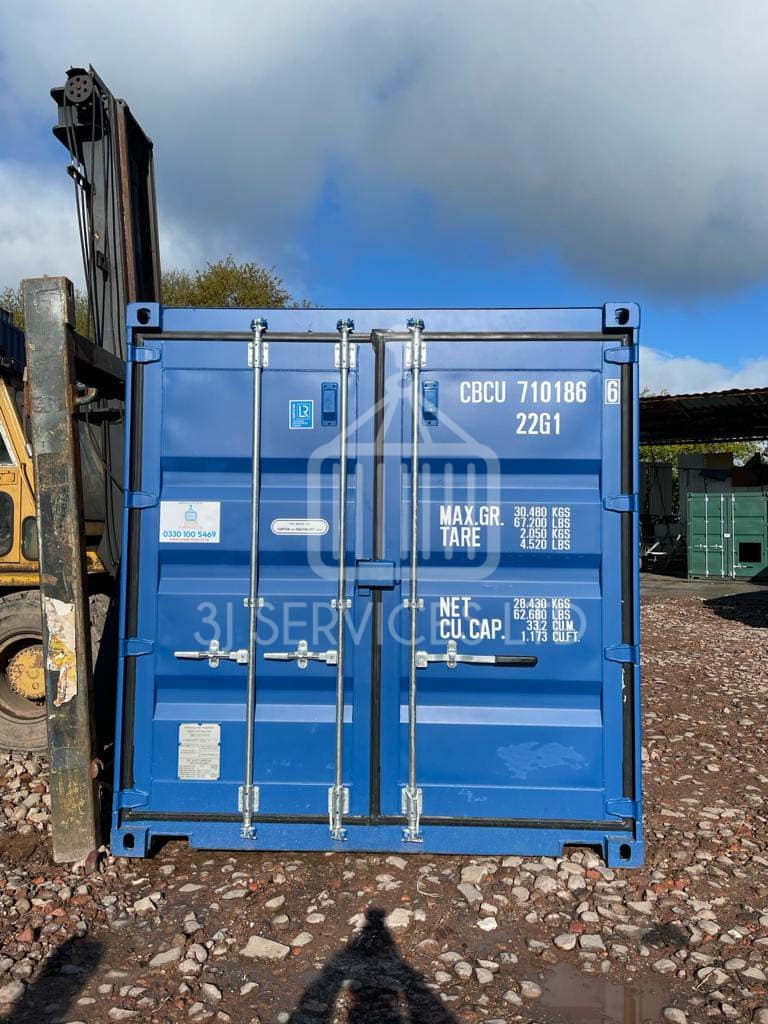 Container with Shelving and Electrics