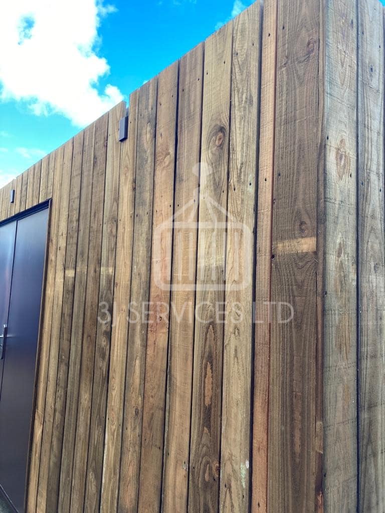 Cladded school container