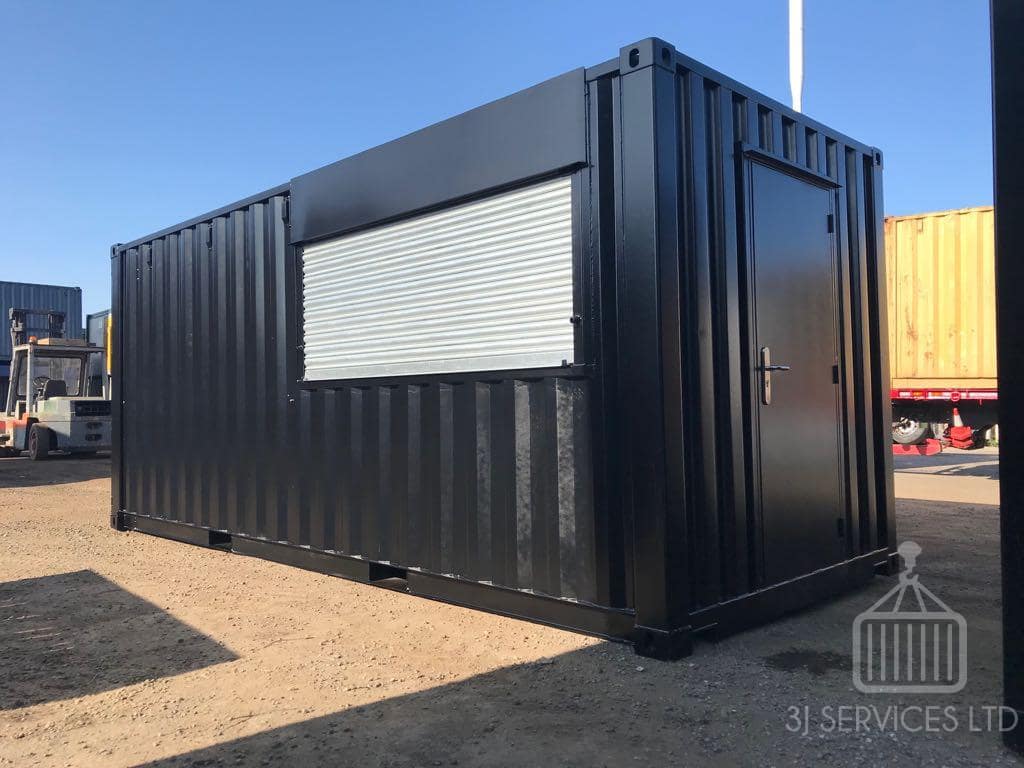 Shipping Container Serving Units