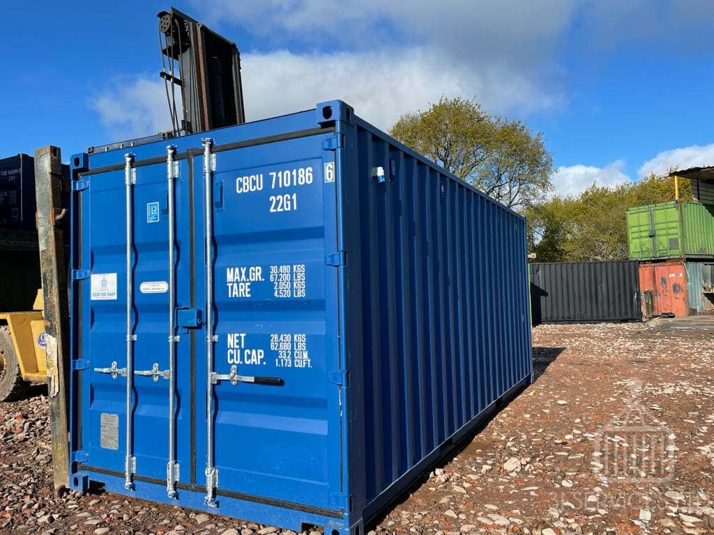 Container with Shelving and Electrics
