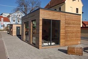 glazed doors
