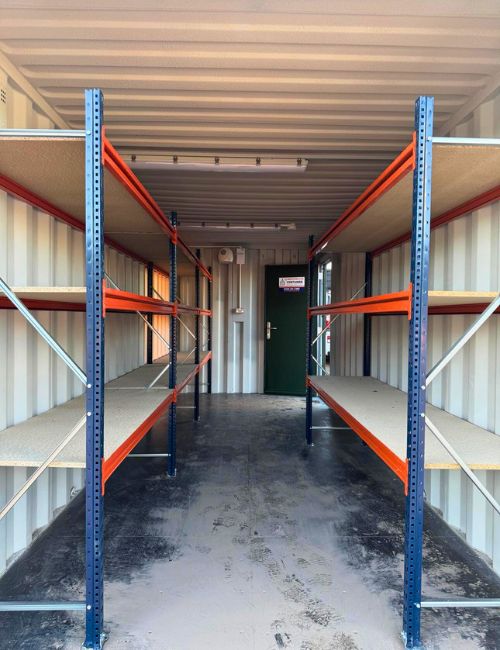 20ft Container Shelving