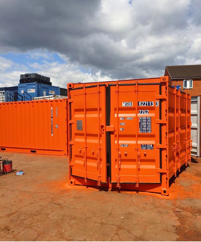 Side Loading Container Repainting