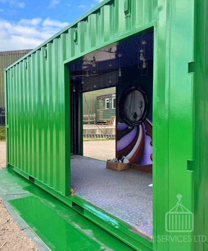 Coffee Chain Festival Container Conversion